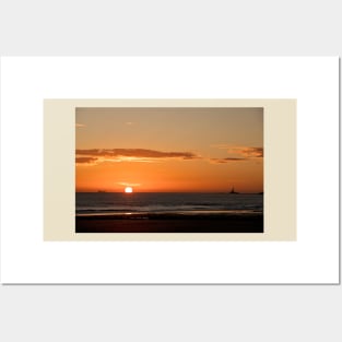 December sunrise over the North Sea Posters and Art